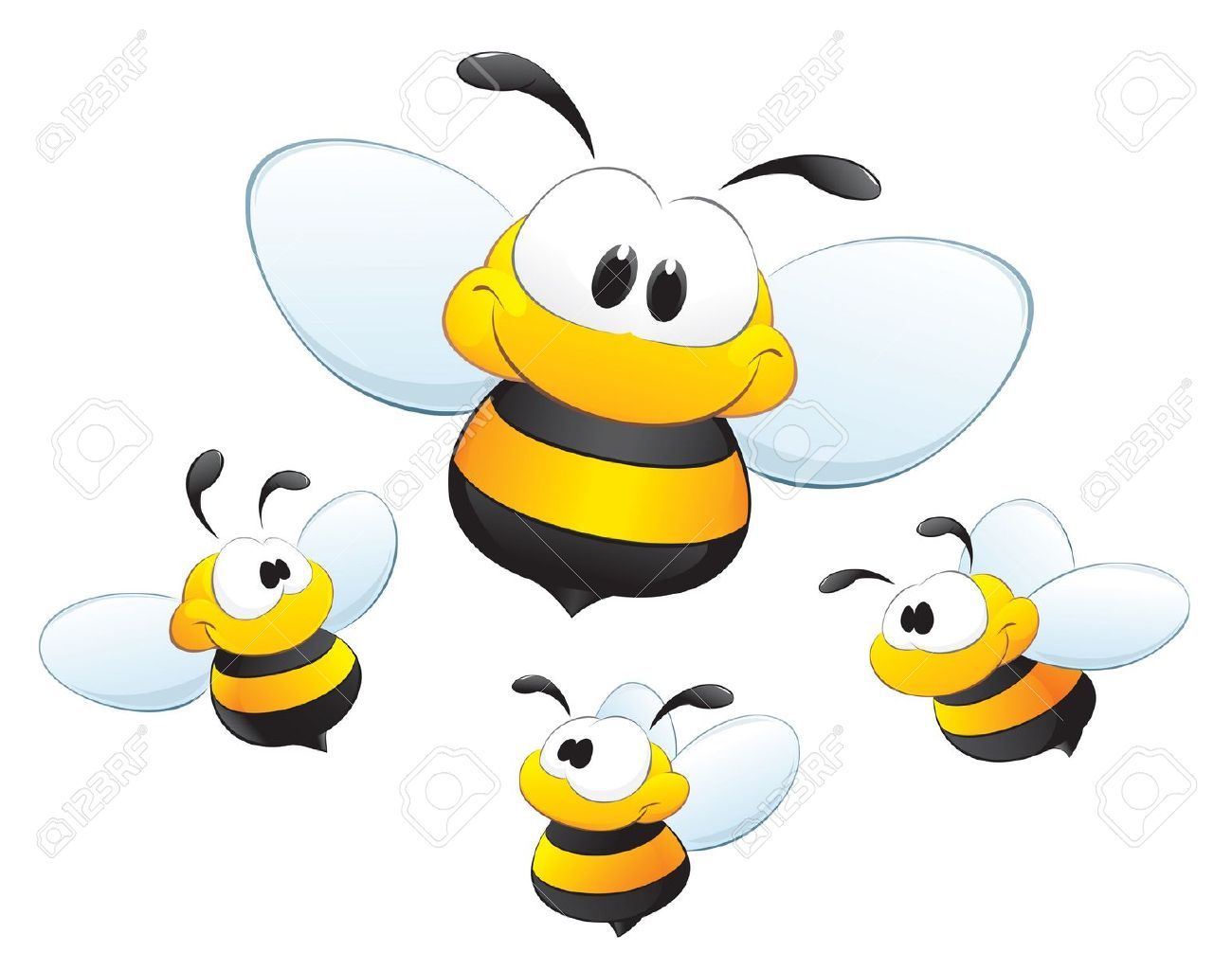 Image result for bee cartoon drawing